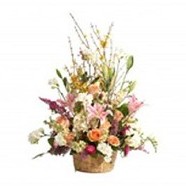 Charming Basket Assortment of Flowers